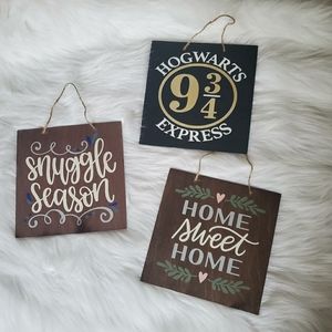 Homemade signs